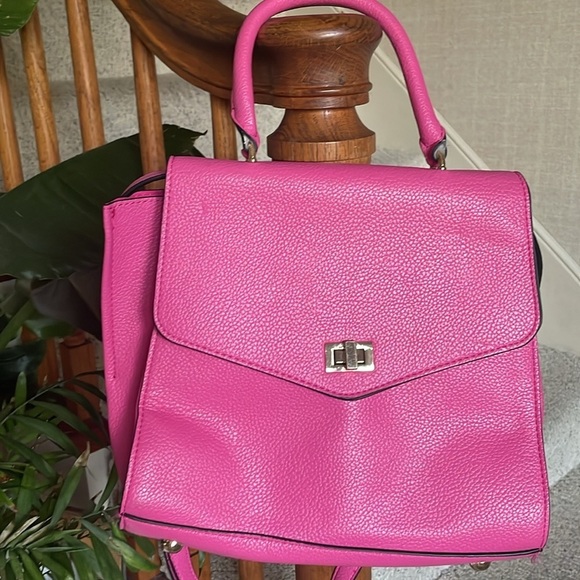 Steve Madden Pink Faux Leather Women's Crossbody Purse - Picture 3 of 17